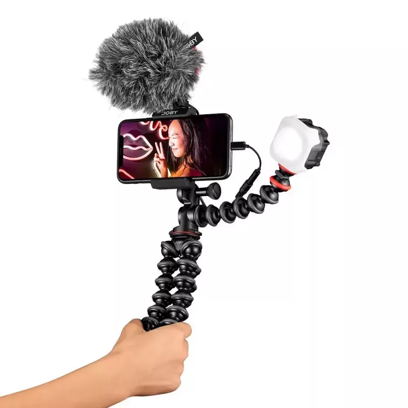 Joby GorillaPod Mobile Vlogging Kit Joby JB01645-BWW 3 kājas 540 g Melns Sarkans