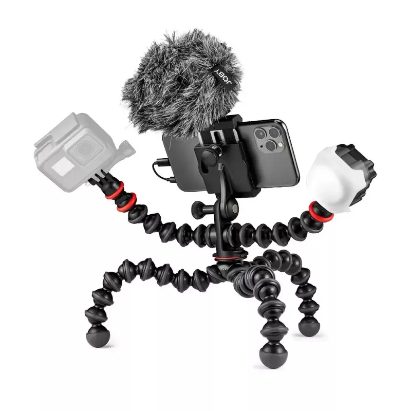 Joby GorillaPod Mobile Vlogging Kit Joby JB01645-BWW 3 kājas 540 g Melns Sarkans
