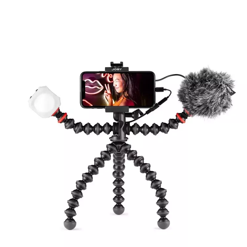 Joby GorillaPod Mobile Vlogging Kit Joby JB01645-BWW 3 kājas 540 g Melns Sarkans