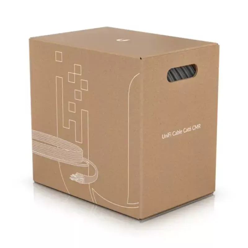 Tīkla kabelis Ubiquiti U-Cable-C6-CMP U/UTP Cat6 305m Balts