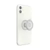 PopSockets PlantCore satvērējs — universāls tālruņa satvērējs, pelēks caurspīdīgs, 38.8×7.7 mm