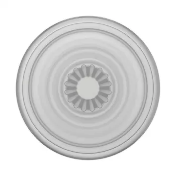 PopSockets PlantCore satvērējs — universāls tālruņa satvērējs, pelēks caurspīdīgs, 38.8×7.7 mm