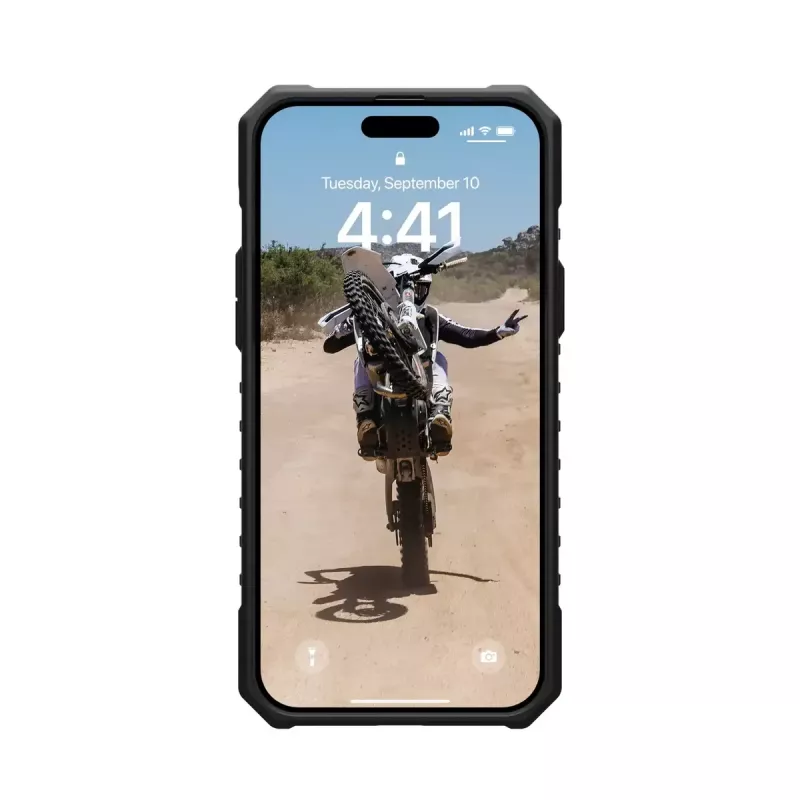 Vāciņš Urban Armor Gear 114311114343 iPhone 15 Plus 17 cm Melns caurspīdīgs
