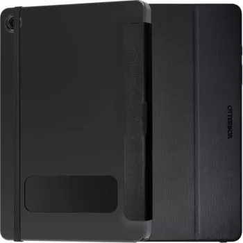 Planšetdatora futlāris OTTERBOX React Folio Series melns Samsung Galaxy Tab A9+ (folio vāciņš, aizsargapvalks)