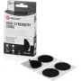 Velcro āķa un cilpas stiprinājums, 6 āķa punkti un 6 cilpas punkti, diametrs 45 mm, melns
