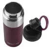 Termoss asobu Alpine Flask Hiking 530 ml nerūsējošais tērauds Burgundijas sarkanā krāsā, 235 mm augstums, 7,6 cm diametrs