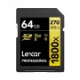 Atmiņas karte Lexar 64GB SDXC UHS-II LSD1800064G-BNNNG