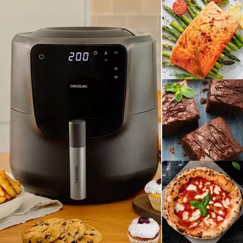 Maztauku fritieris Cecotec 03300 5,5 L 1550 W Melns