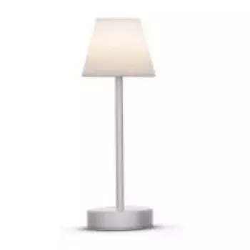 Galda lampa Newgarden LOLA plāns 30 2 W LED Pelēka IP44