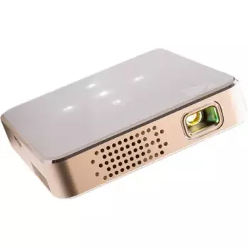 Projektors Kodak Luma 150 Wi‑Fi balta‑Gold, pārnēsājams LED piko projektors ar bezvadu savienojamību