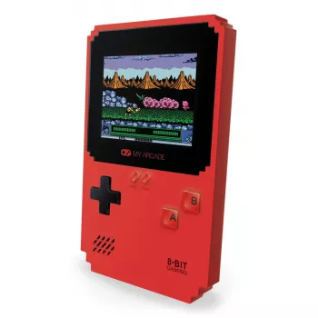 Spēļu pults dreamGEAR PIXEL CLASSIC Red — digitālais kontrolieris, Micro-USB, AAA baterijas barošana
