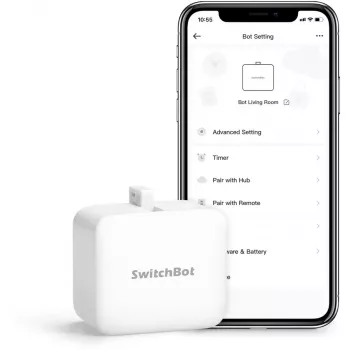 Robotizēts pogu spiedējs SwitchBot Bot, ražotājs Switchbot, modelis SwitchBot-S1W, balts