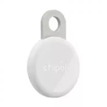 Bluetooth izsekotājs Chipolo LOOP CH-RSO001, balts – atslēgu un priekšmetu meklētājs, maināma baterija