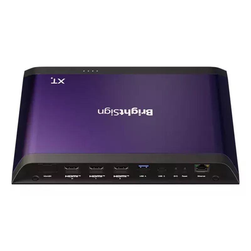 Digitālais multivide atskaņotājs BrightSign XT1145 8K Ultra HD melna/violeta