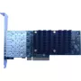 Tīkla adapteris Chelsio T540-LP-CR — 4 portu 1/10GbE SFP+ zema profila, PCIe x8 Gen3, 32K savienojumi