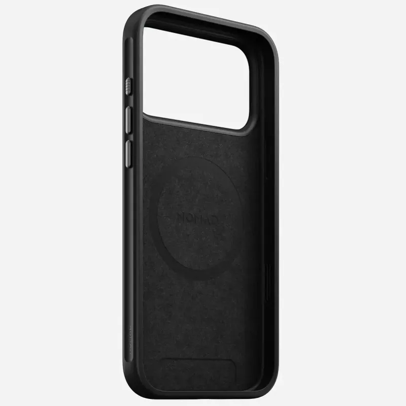 Tālruņa vāciņš Nomad Modern priekš iPhone 17 Pro Max, der līdz 17,5 cm (6,9 collas), melns