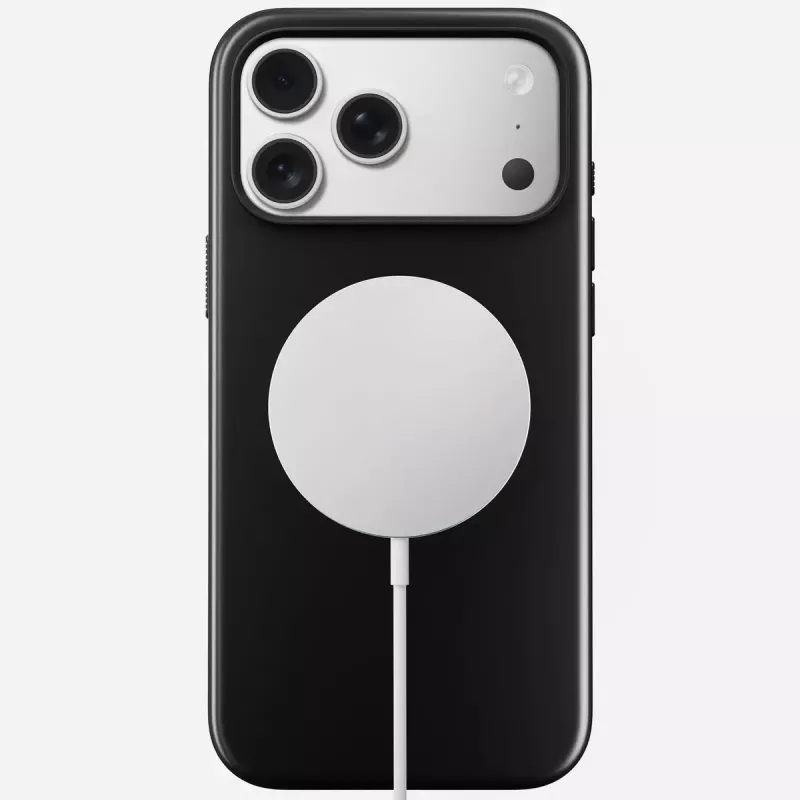Tālruņa vāciņš Nomad Modern priekš iPhone 17 Pro Max, der līdz 17,5 cm (6,9 collas), melns