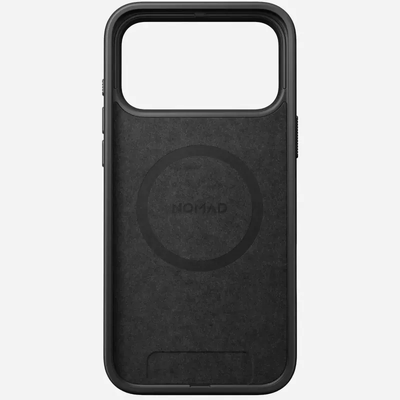 Tālruņa vāciņš Nomad Modern priekš iPhone 17 Pro Max, der līdz 17,5 cm (6,9 collas), melns