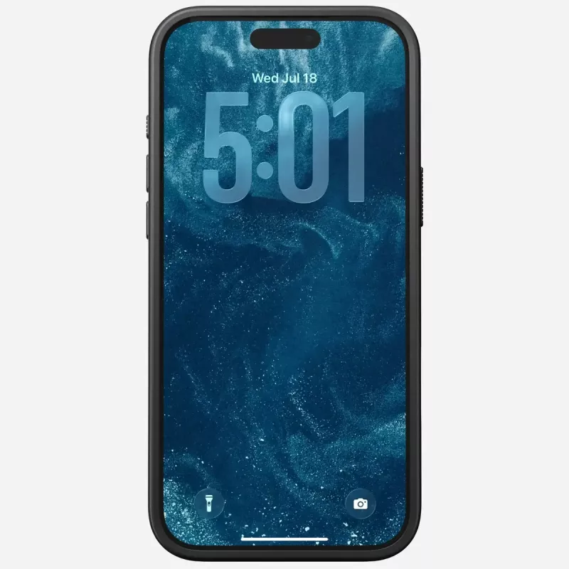 Tālruņa vāciņš Nomad Modern priekš iPhone 17 Pro Max, der līdz 17,5 cm (6,9 collas), melns