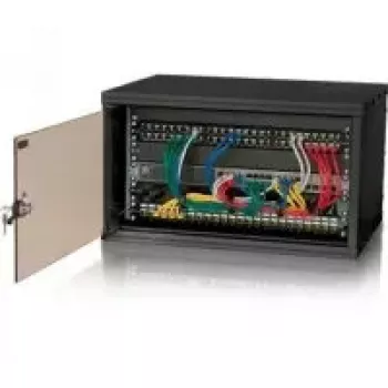 Triton RXA-06-AS4-BAX-A1 19 sienas skapis 6U, 550x400mm, demontējams, melns