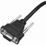 Seriālais kabelis Honeywell 53-53000-3, RD-232 uz DB9 savienotāju, 2,9 m, melns