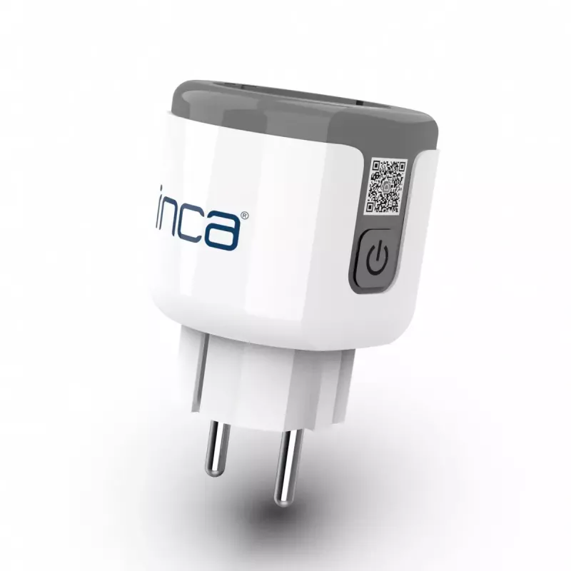 Viedā kontaktligzda Inca IWA-283 iekštelpām un ārā Wi-Fi 16 A balta