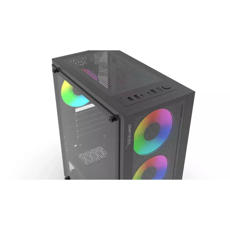 Datora korpuss Inca EMG-15XN Midi Tower melns