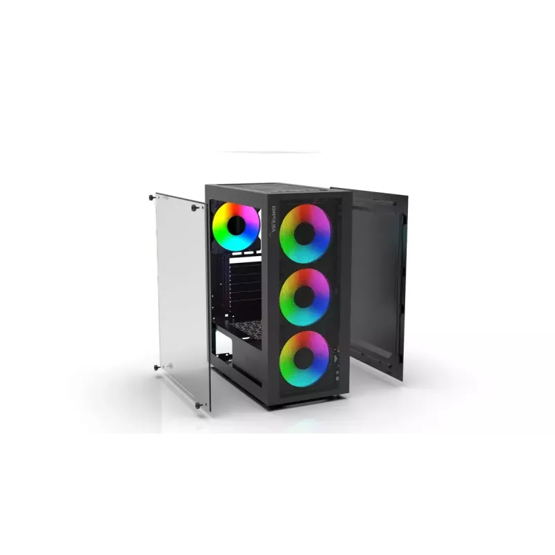 Datora korpuss Inca EMG-15XN Midi Tower melns