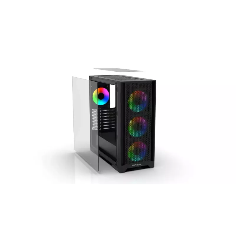 PC korpuss Inca EMG-15XB Midi Tower melns