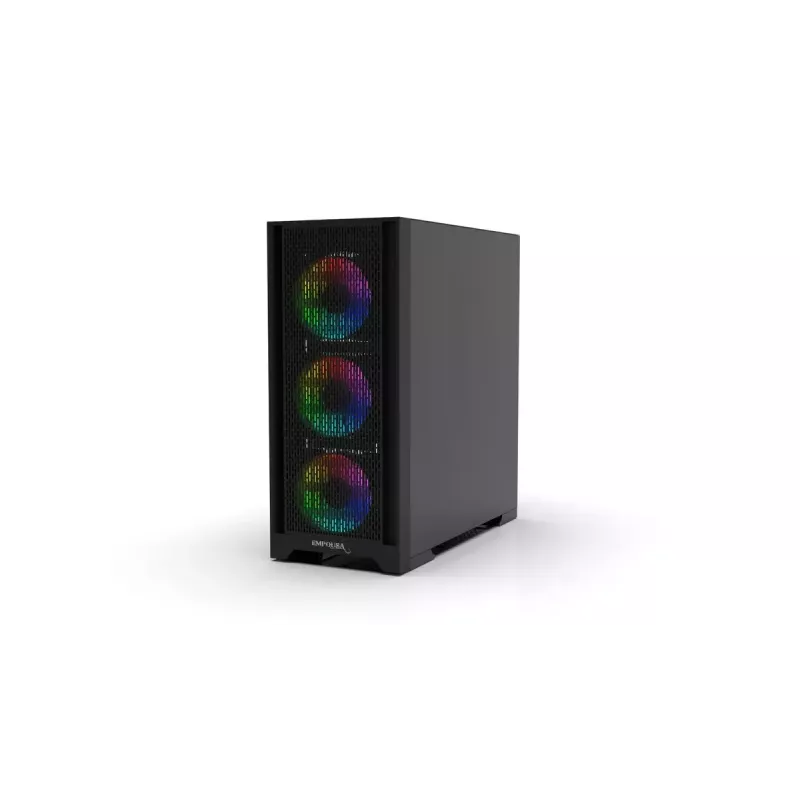 PC korpuss Inca EMG-15XB Midi Tower melns