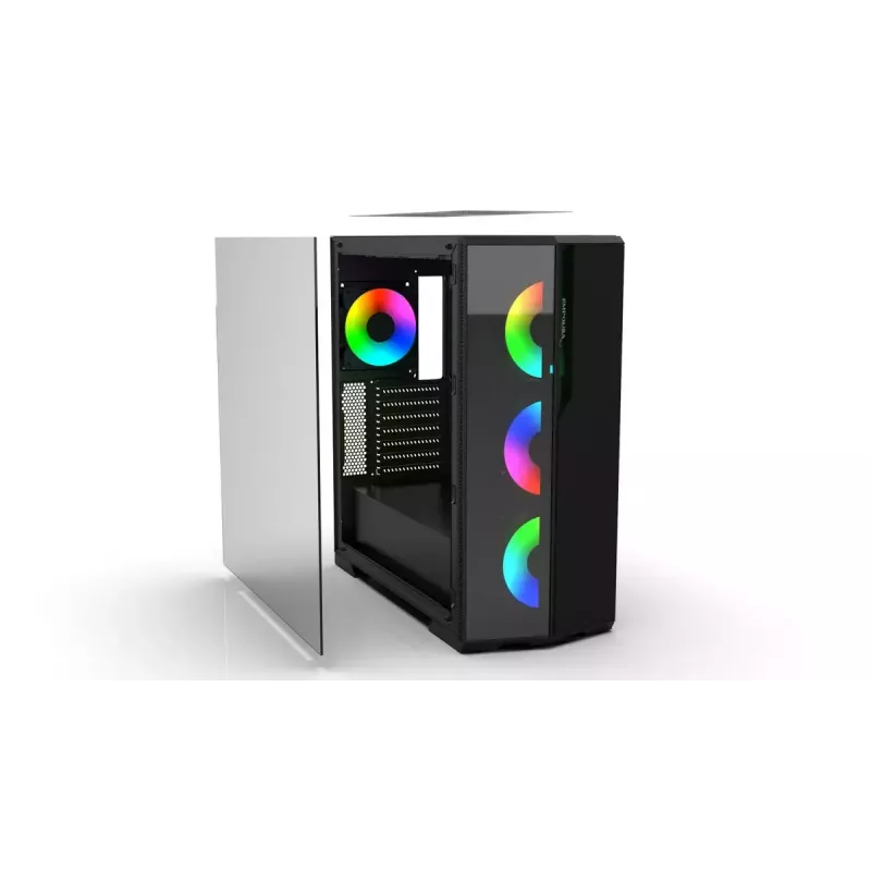 PC case Inca EMG-17XN Midi Tower Melns