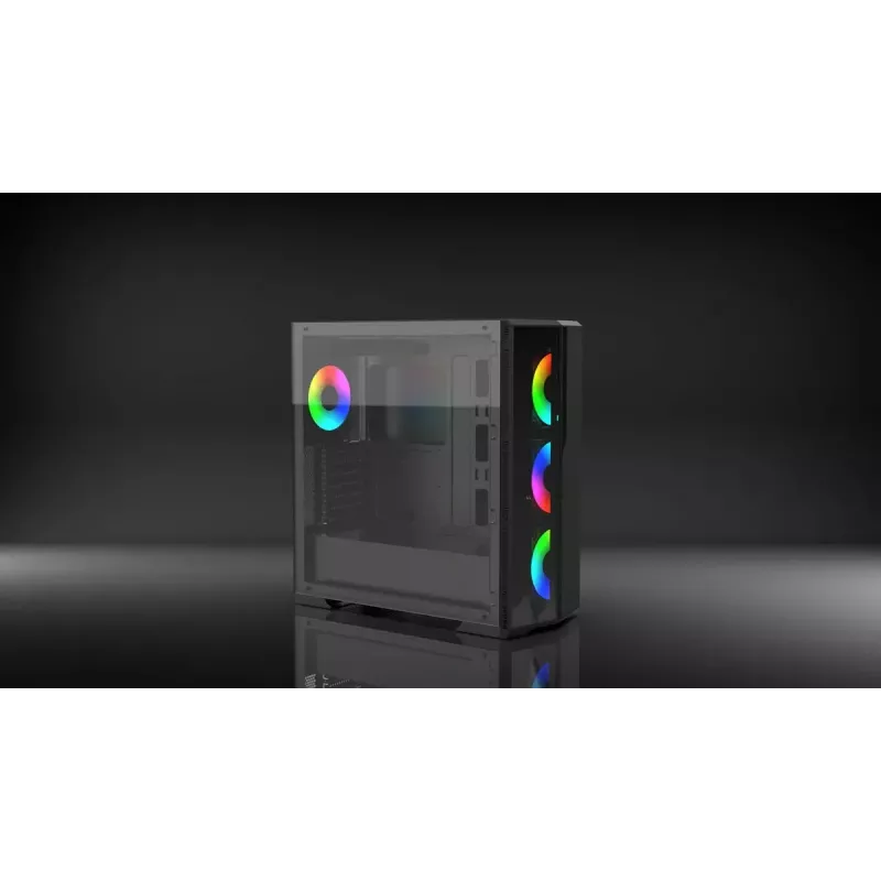 PC case Inca EMG-17XN Midi Tower Melns