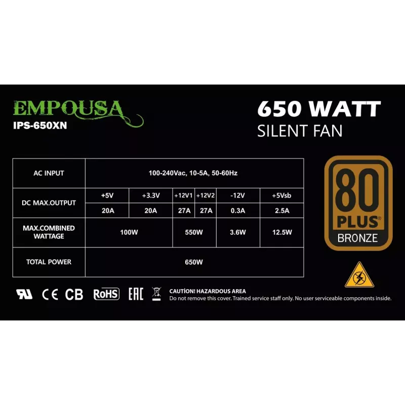 Inca IPS-650XN barošanas bloks 650 W