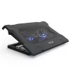 Inca INC-321RX klēpjdatora dzesēšanas paliktnis, 43,2 cm, 2 ventilatori, melns