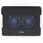 Inca INC-321RX klēpjdatora dzesēšanas paliktnis, 43,2 cm, 2 ventilatori, melns