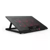 Klēpjdatora dzesēšanas paliktnis Inca INC-601GMS 43,2 cm 6 ventilatori USB melns