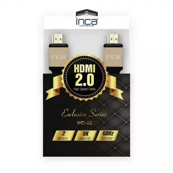 HDMI kabelis Inca IHD-02 2m HDMI Type A Male to Male 4K