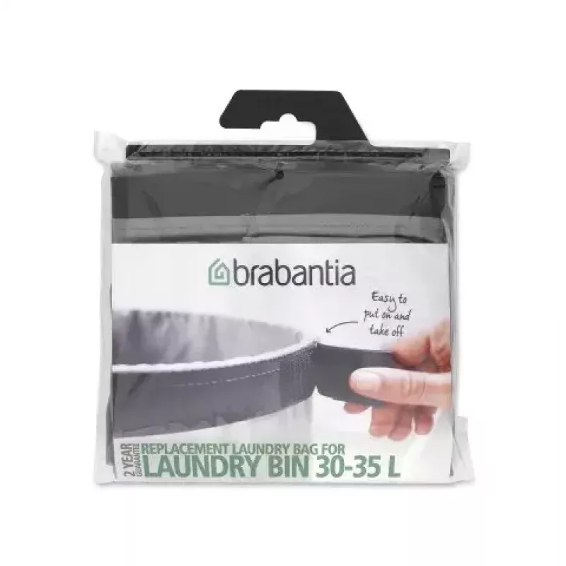 Brabantia rezerves veļas maiss veļas kastei, 30-35 l, pelēks (102325)
