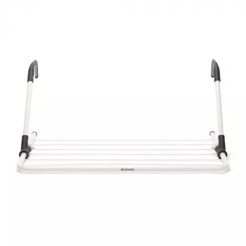 Pakaramā klipša veļas žāvētājs Brabantia 102769 melns sudrabains 710 mm