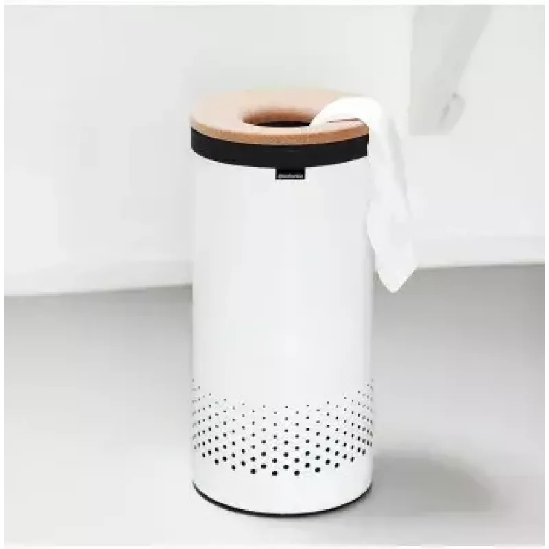 Veļas grozs Brabantia 104367 Brūns Balts Augstums 665 mm Diametrs 30 cm