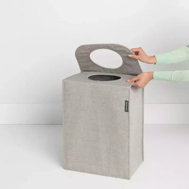 Veļas grozs Brabantia 120367 55L Taisnstūra Pelēks