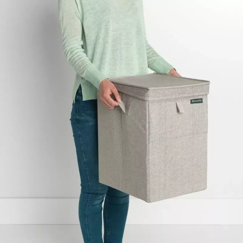 Veļas grozs Brabantia 120428 35L taisnstūrveida pelēks