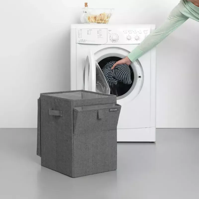 Veļas grozs Brabantia 120442 35L taisnstūrveida melns