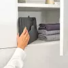 Saliekamais tvaika gludināmais dēlis BRABANTIA 40 x 85 cm, melns, piemērots tvaika gludeklim, svars 0,1 kg