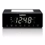 Pulksteņa radio Lenco CR540BK — FM modinātājpulkstenis, 1,2 collu LED displejs, regulējama naktslampiņa, USB uzlāde, stereo skaļruņi
