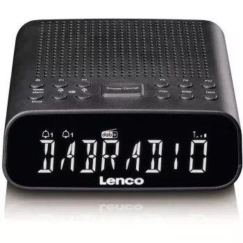 Lenco CR-606BK melns skaņuplašu atskaņotājs ar siksnas piedziņu un USB, modelis CR-606BK
