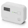 Oglekļa monoksīda detektors Alecto COA3910 — elektroķīmiskais CO sensors, darbināms ar baterijām, balts, 110×78×37 mm