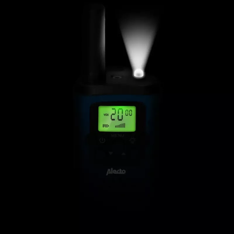 Alecto FR175BW divvirzienu radio 8 kanāli 446 MHz melns zils