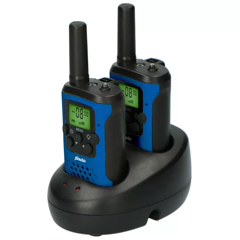 Alecto FR175BW divvirzienu radio 8 kanāli 446 MHz melns zils