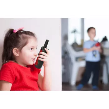 Alecto FR115RD divvirzienu radio 8 kanāli 446 MHz melns sarkans